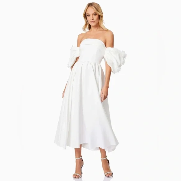 kookai pink midi dress Serah Strapless Dress – USA KOOKAÏ